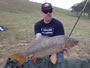 Club Director Scott Ferguson with a 19 lb, 10 oz common caught during session 4 of the Wild Carp Club of Austin, Texas.